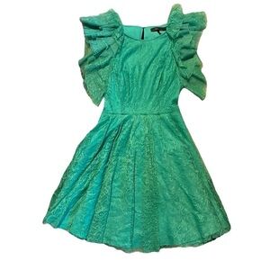 BCBG Maxazria‎ Green Lace Dress